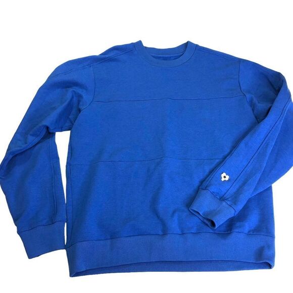 ABLE MADE Kian Sweatshirt Crewneck Mens  Large Blue SOFT Loose Fit Crew neck - Picture 1 of 7